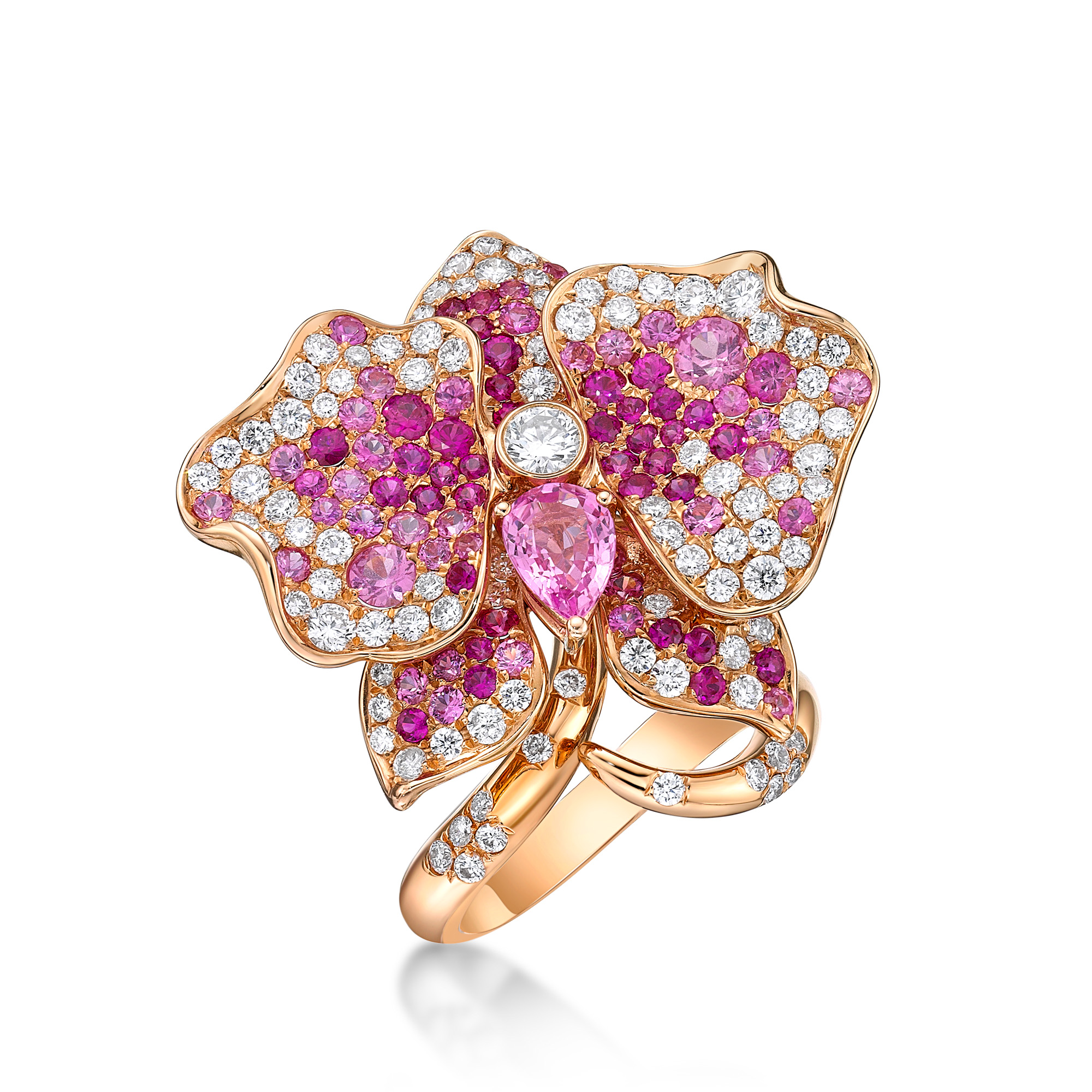 Pink Orchid Ring - Jessica Fong